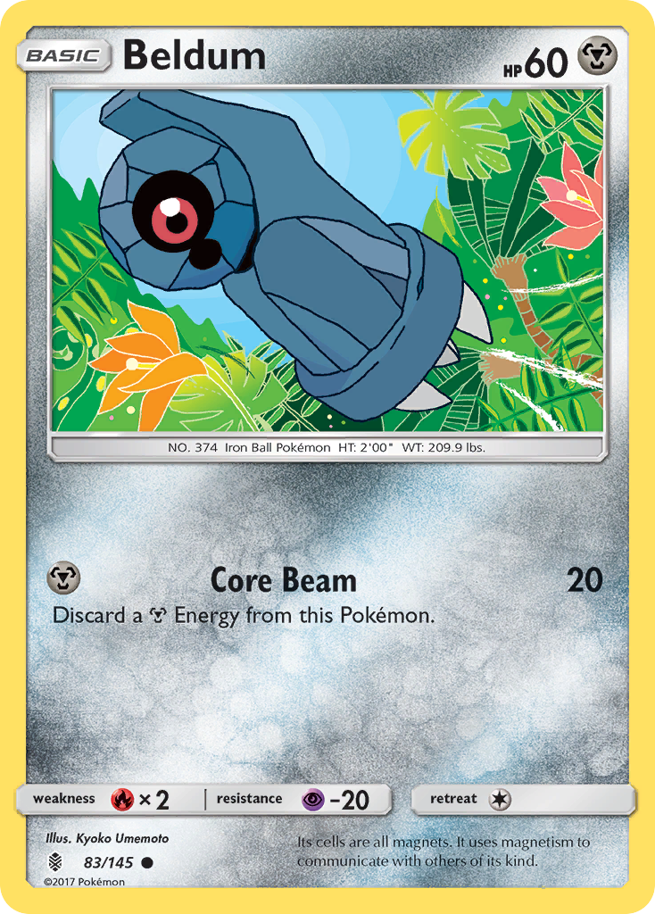 Beldum (83/145) [Sun & Moon: Guardians Rising] | Pegasus Games WI