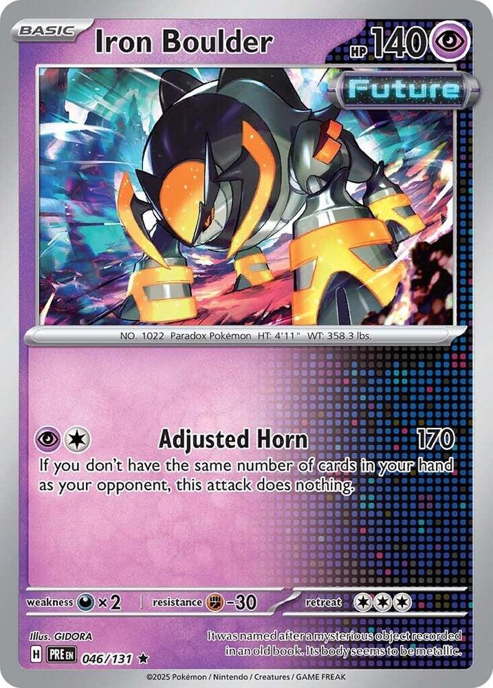 Iron Boulder (046/131) [Scarlet & Violet: Prismatic Evolutions] | Pegasus Games WI