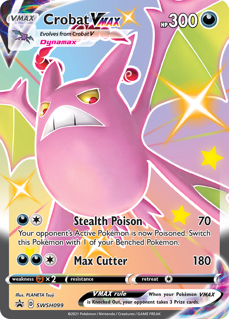 Crobat VMAX (SWSH099) [Sword & Shield: Black Star Promos] | Pegasus Games WI