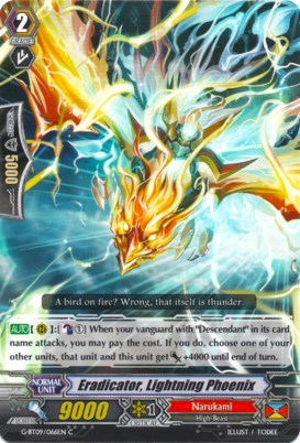 Eradicator, Lightning Phoenix (G-BT09/066EN) [Divine Dragon Caper] | Pegasus Games WI