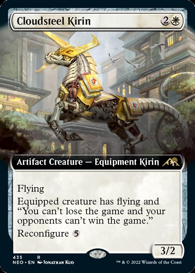 Cloudsteel Kirin (Extended Art) [Kamigawa: Neon Dynasty] | Pegasus Games WI