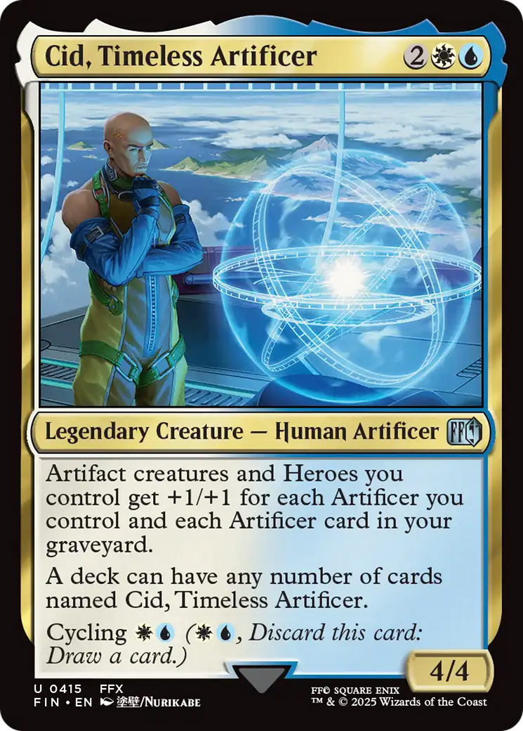 Cid, Timeless Artificer (0415) [FINAL FANTASY] | Pegasus Games WI