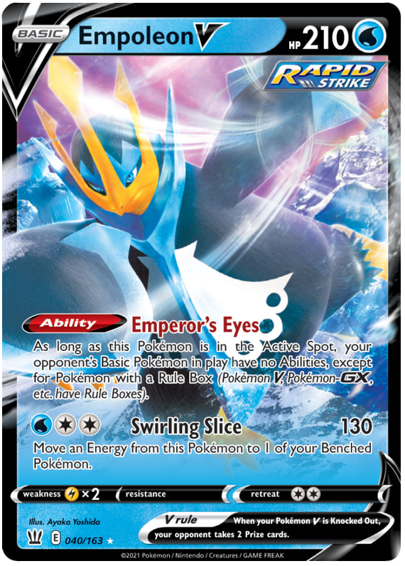 Empoleon V (040/163) [Sword & Shield: Battle Styles] | Pegasus Games WI