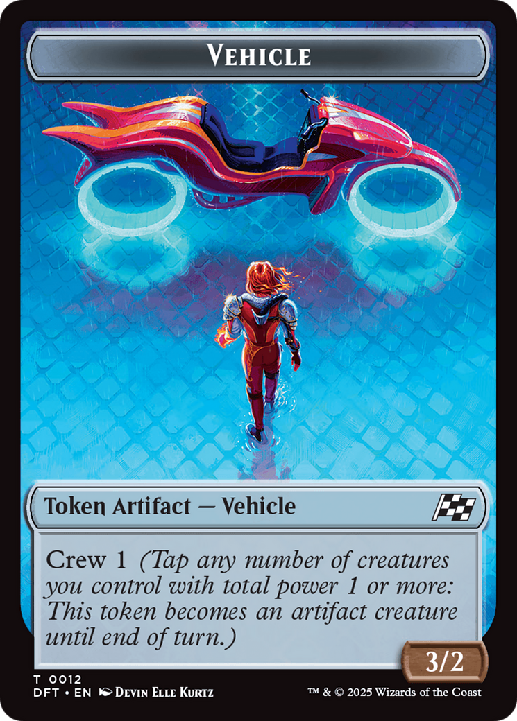 Vehicle // Pilot Double-Sided Token [Aetherdrift Tokens] | Pegasus Games WI