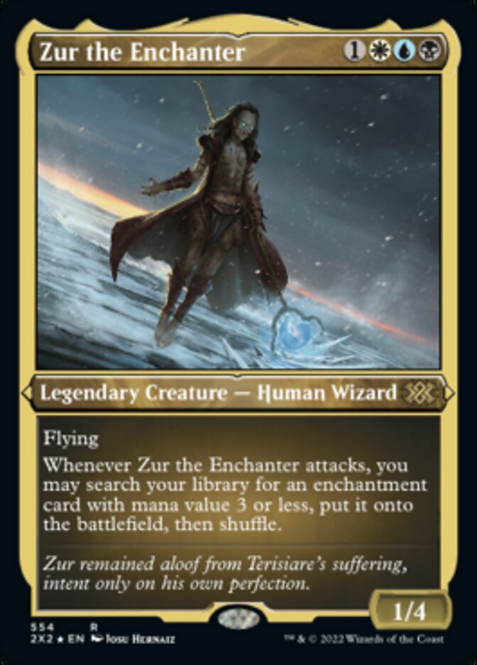 Zur the Enchanter (Foil Etched) [Double Masters 2022] | Pegasus Games WI