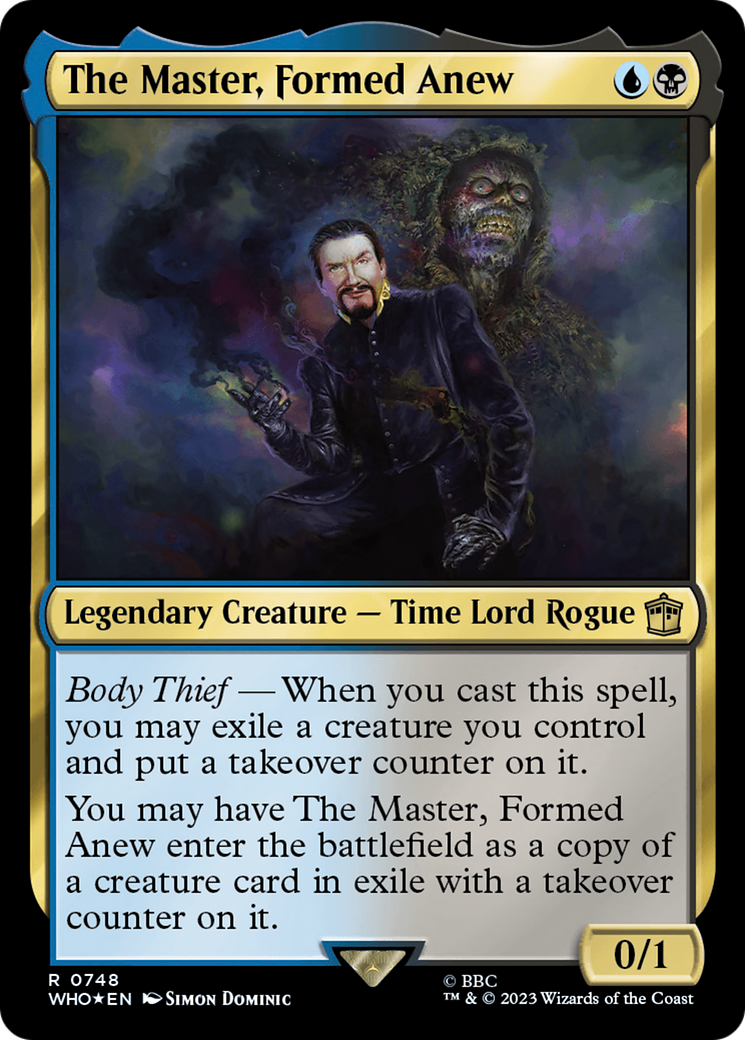 The Master, Formed Anew (Surge Foil) [Doctor Who] | Pegasus Games WI