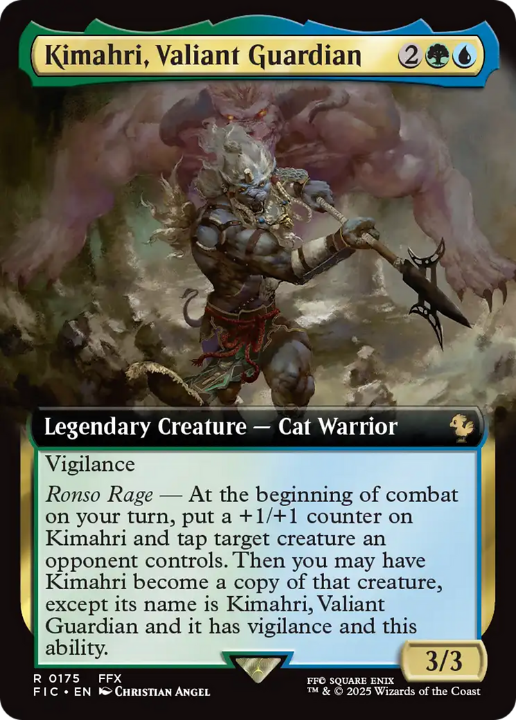 Kimahri, Valiant Guardian (Extended Art) [FINAL FANTASY Commander] | Pegasus Games WI
