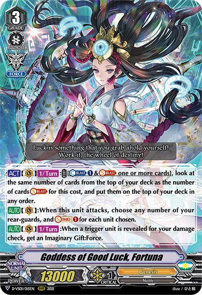Goddess of Good Luck, Fortuna (D-VS01/015EN) [V Clan Collection Vol.1] | Pegasus Games WI