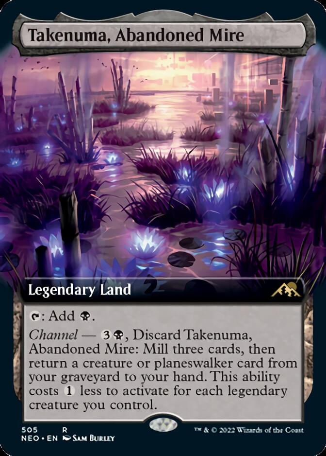 Takenuma, Abandoned Mire (Extended Art) [Kamigawa: Neon Dynasty] | Pegasus Games WI