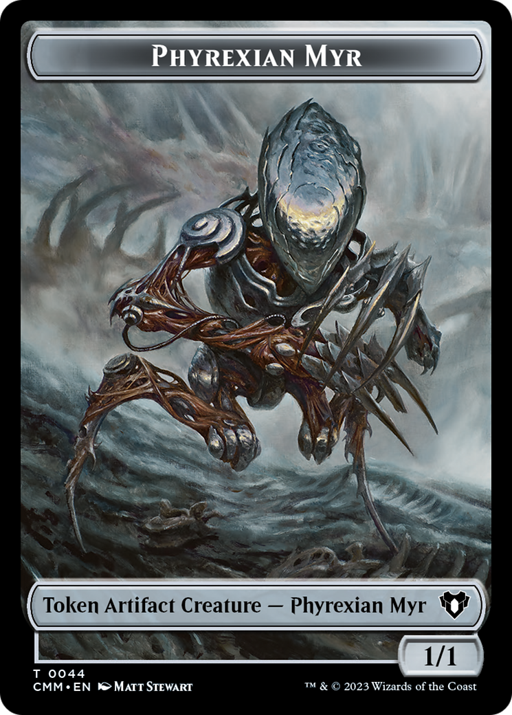 Phyrexian Myr Token [Commander Masters Tokens] | Pegasus Games WI