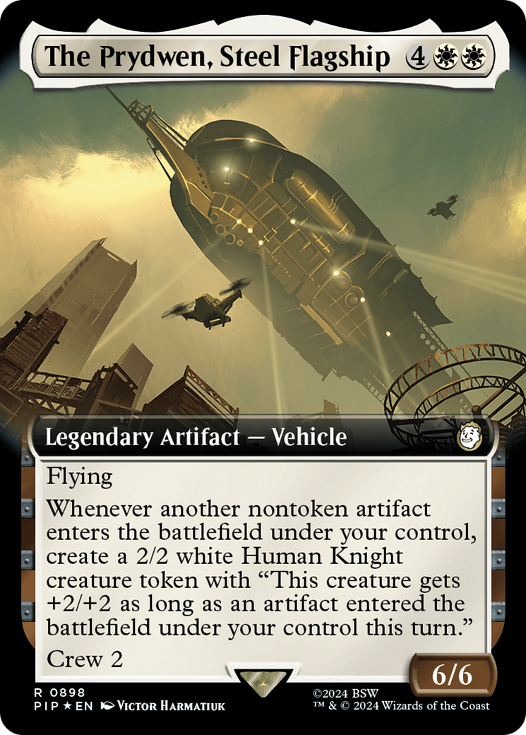 The Prydwen, Steel Flagship (Extended Art) (Surge Foil) [Fallout] | Pegasus Games WI