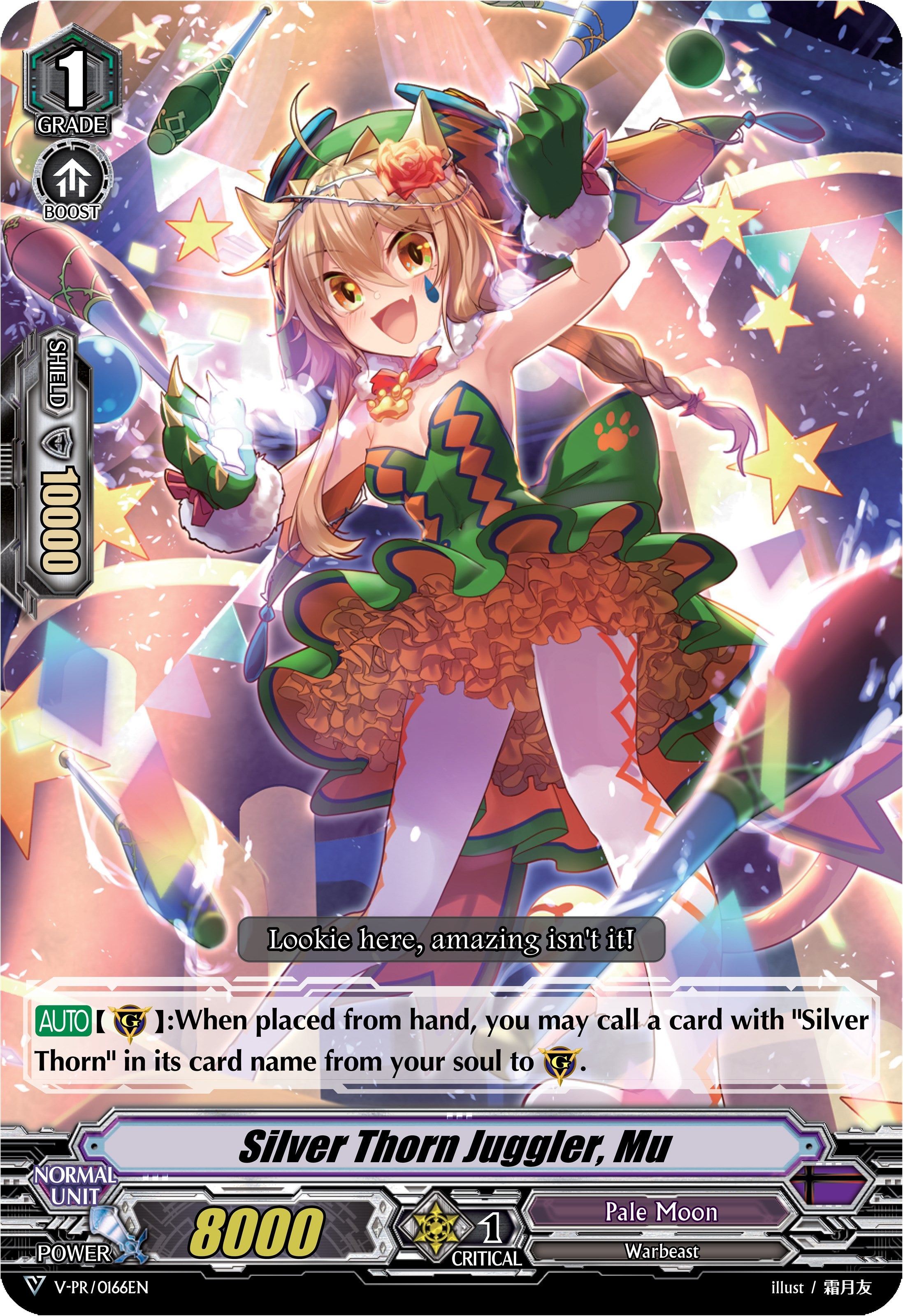 Silver Thorn Juggler, Mu (V-PR/0166EN) [V Promo Cards] | Pegasus Games WI