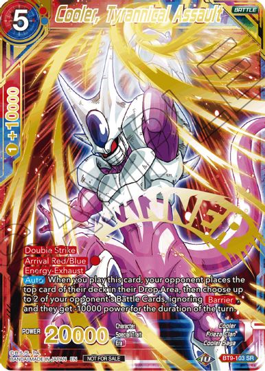 Cooler, Tyrannical Assault (Alternate Art Set 2021 Vol. 2) (BT9-103) [Tournament Promotion Cards] | Pegasus Games WI