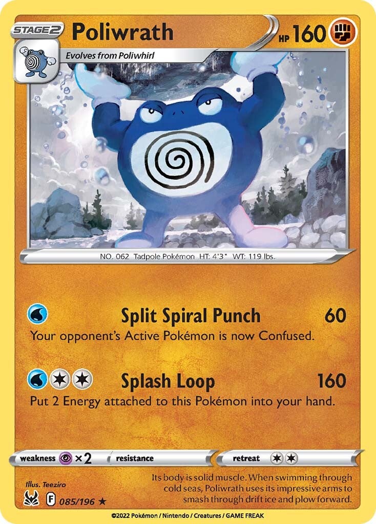 Poliwrath (085/196) [Sword & Shield: Lost Origin] | Pegasus Games WI