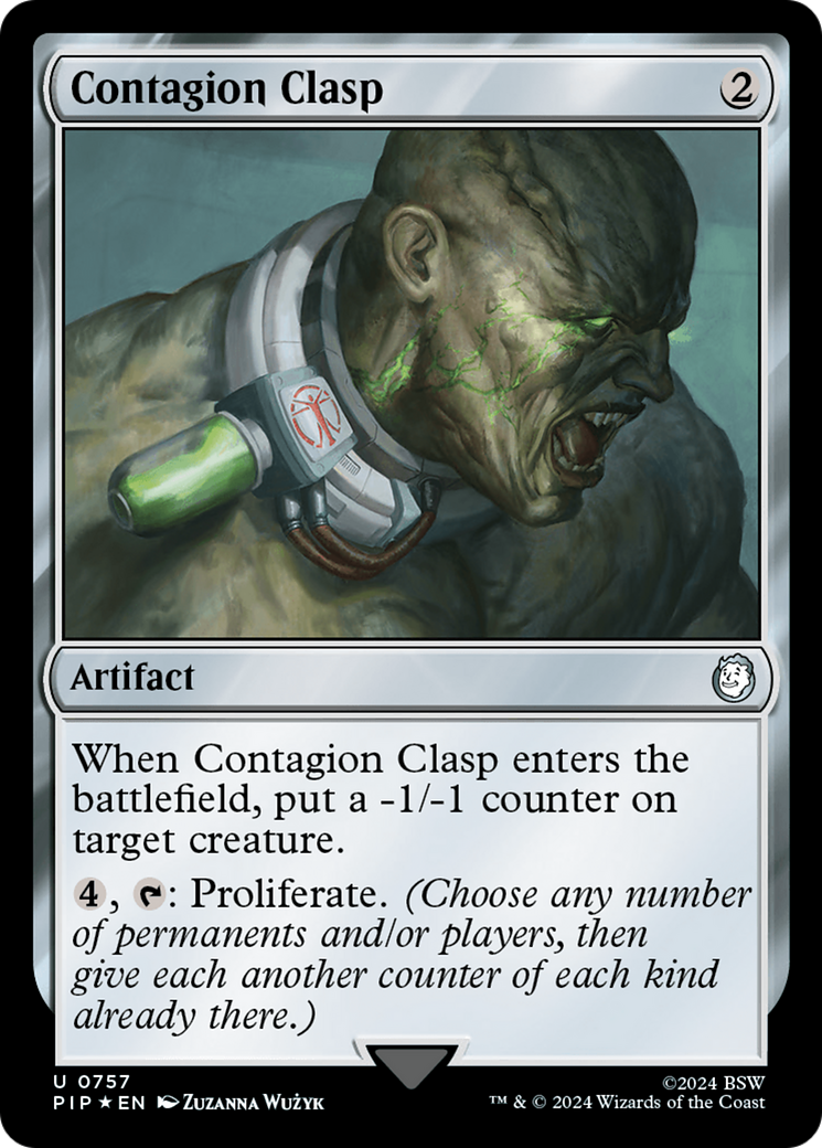 Contagion Clasp (Surge Foil) [Fallout] | Pegasus Games WI