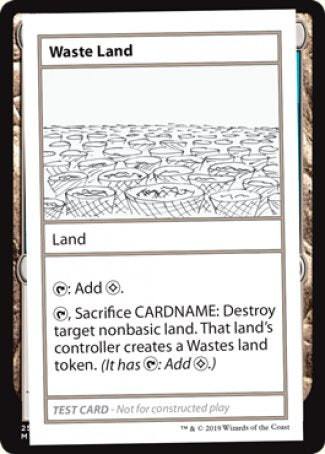 Waste Land (2021 Edition) [Mystery Booster Playtest Cards] | Pegasus Games WI