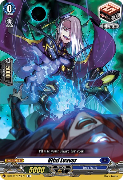 Vital Leaver (D-BT01/078EN) [Genesis of the Five Greats] | Pegasus Games WI