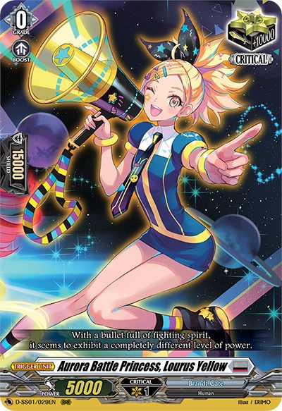 Aurora Battle Princess, Lourus Yellow (D-SS01/029EN) [Festival Collection 2021] | Pegasus Games WI