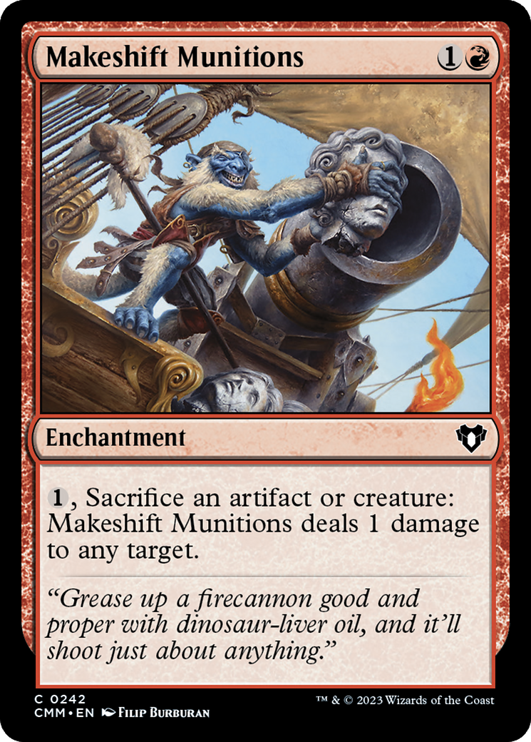 Makeshift Munitions [Commander Masters] | Pegasus Games WI