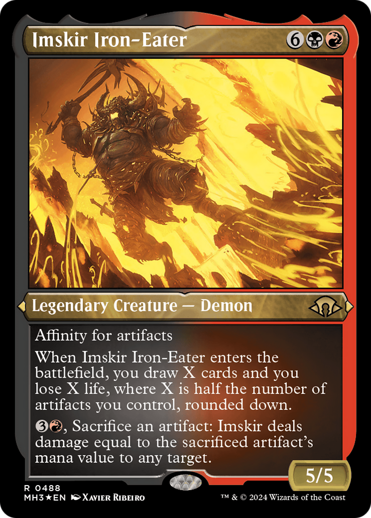 Imskir Iron-Eater (Foil Etched) [Modern Horizons 3] | Pegasus Games WI