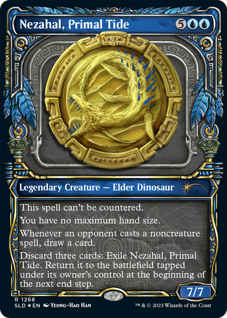 Nezahal, Primal Tide (Halo Foil) [Secret Lair Drop Series] | Pegasus Games WI