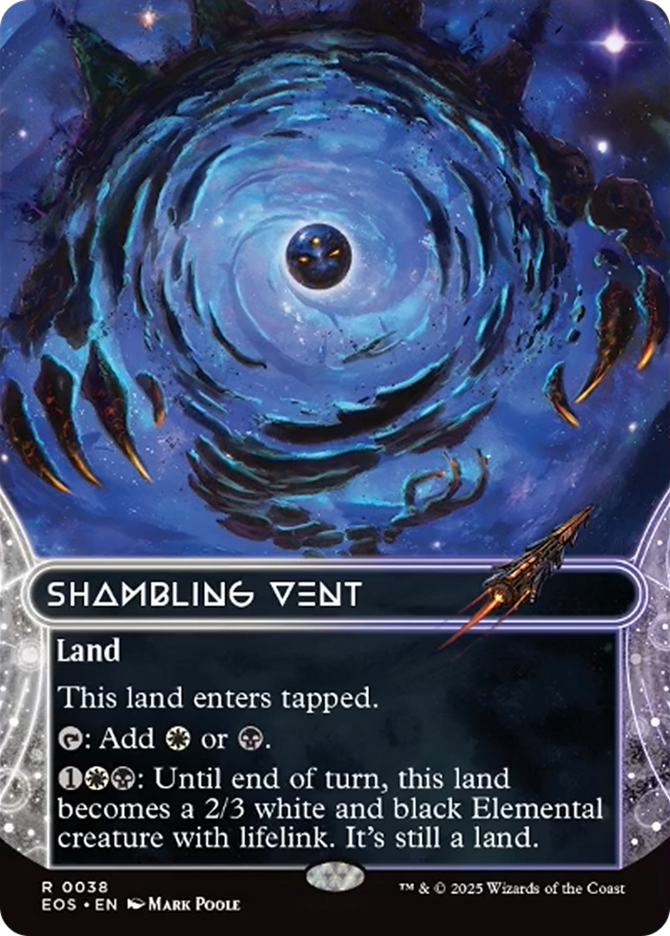 Shambling Vent (0038) (Borderless) [Edge of Eternities: Stellar Sights] | Pegasus Games WI