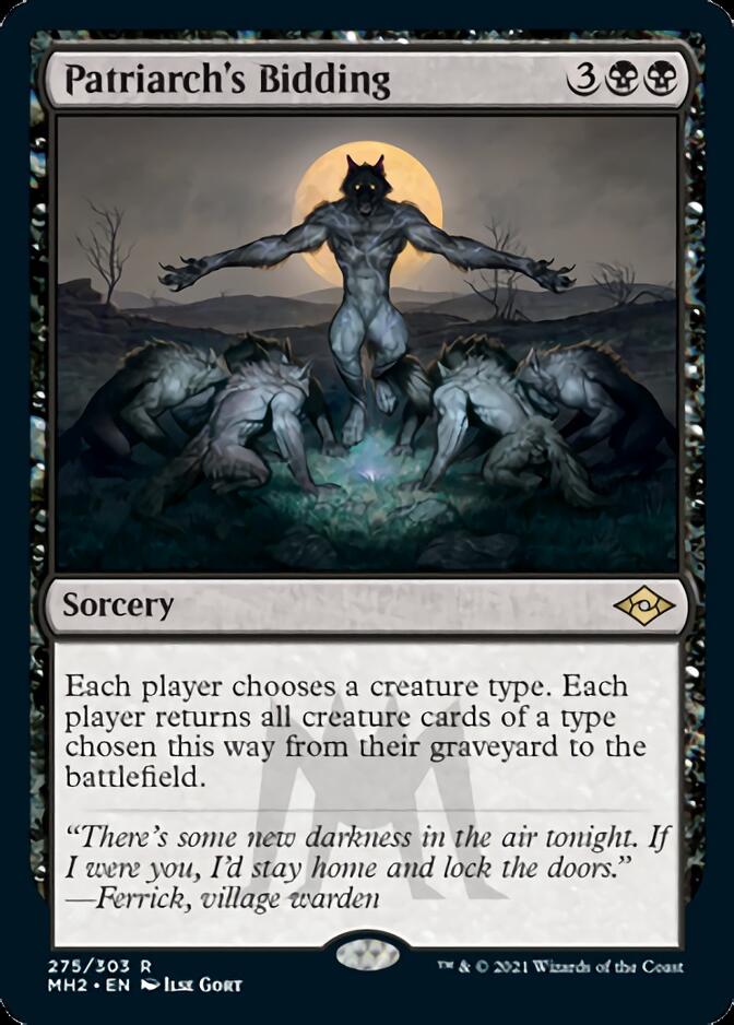 Patriarch's Bidding (Foil Etched) [Modern Horizons 2] | Pegasus Games WI