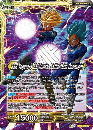 Trunks // SSB Vegeta & SS Trunks, Father-Son Onslaught (BT16-071) [Realm of the Gods] | Pegasus Games WI