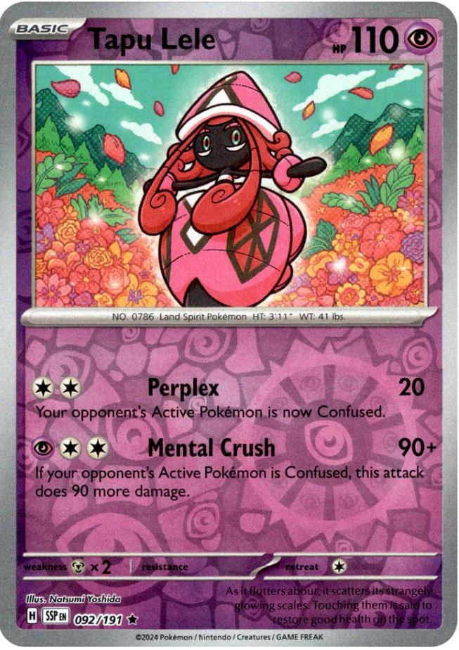 Tapu Lele (092/191) [Scarlet & Violet: Surging Sparks] | Pegasus Games WI