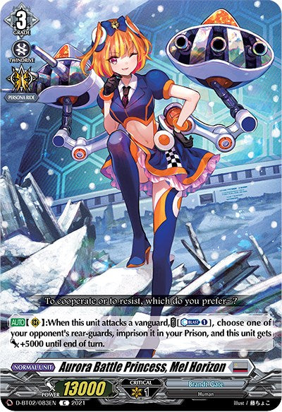 Aurora Battle Princess, Mel Horizon (D-BT02/083EN) [A Brush with the Legends] | Pegasus Games WI