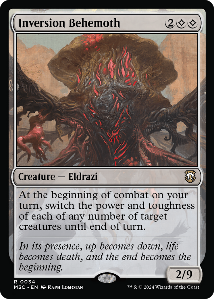 Inversion Behemoth (Ripple Foil) [Modern Horizons 3 Commander] | Pegasus Games WI