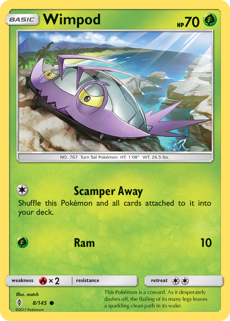 Wimpod (8/145) [Sun & Moon: Guardians Rising] | Pegasus Games WI