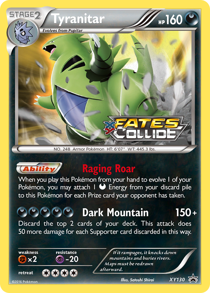 Tyranitar (XY130) [XY: Black Star Promos] | Pegasus Games WI