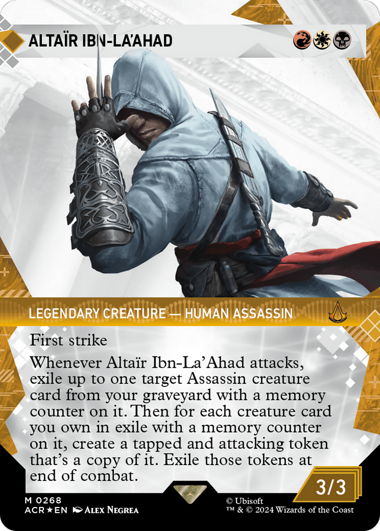 Altair Ibn-La'Ahad (Showcase) (Textured Foil) [Assassin's Creed] | Pegasus Games WI
