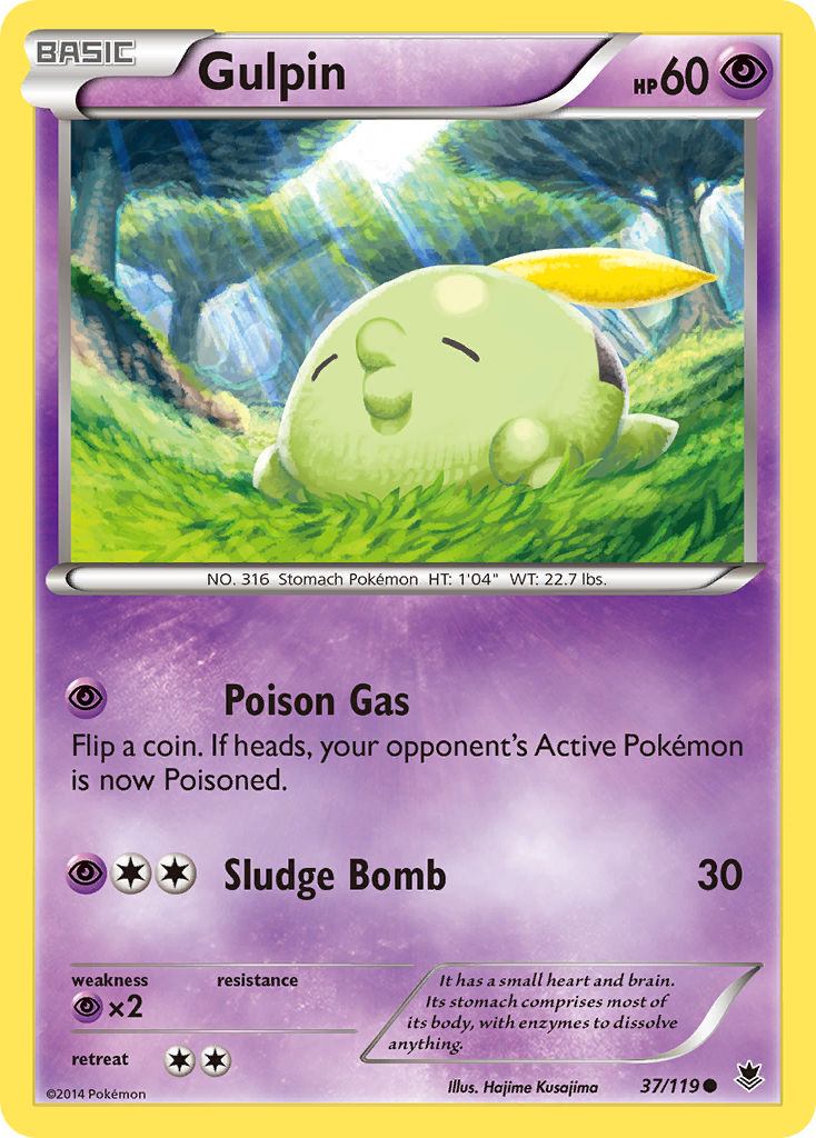 Gulpin (37/119) [XY: Phantom Forces] | Pegasus Games WI
