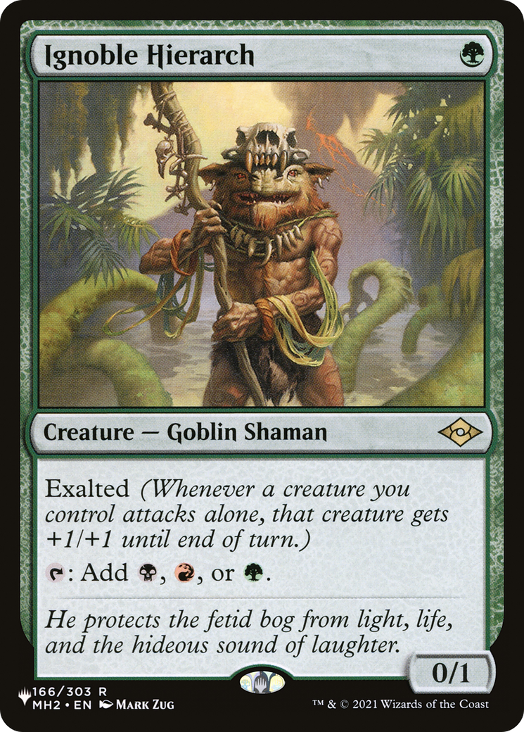 Ignoble Hierarch [The List] | Pegasus Games WI