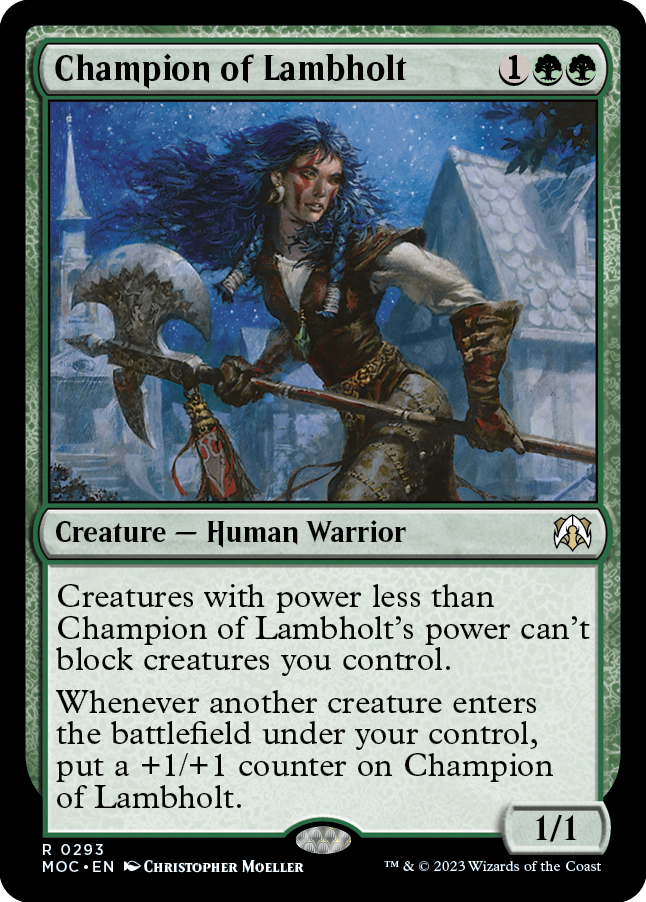 Champion of Lambholt [March of the Machine Commander] | Pegasus Games WI