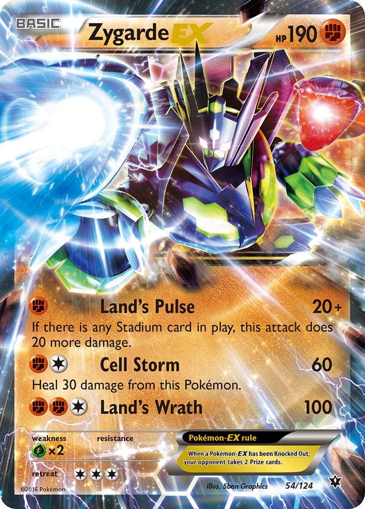 Zygarde EX (54/124) [XY: Fates Collide] | Pegasus Games WI