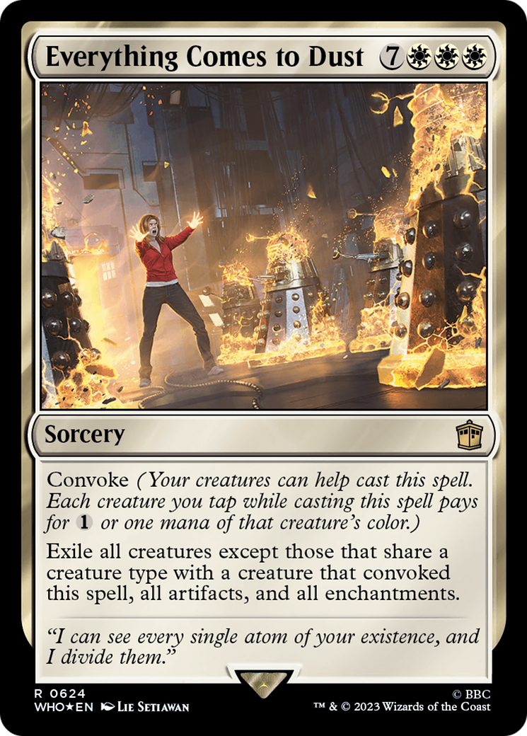Everything Comes to Dust (Surge Foil) [Doctor Who] | Pegasus Games WI