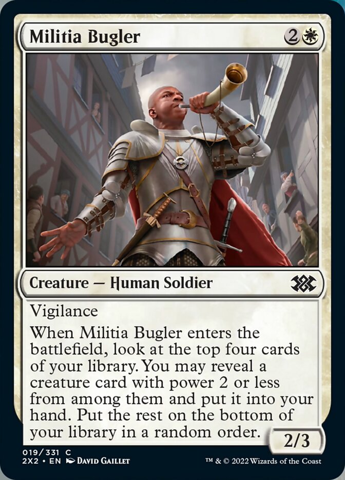 Militia Bugler [Double Masters 2022] | Pegasus Games WI