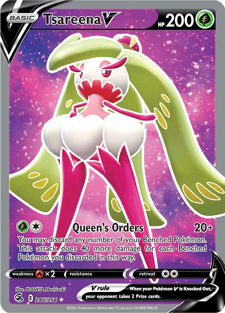 Tsareena V (246/264) [Sword & Shield: Fusion Strike] | Pegasus Games WI