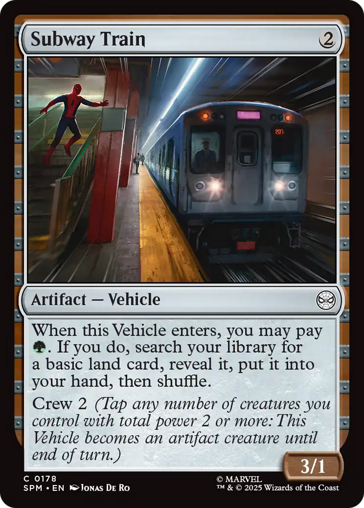 Subway Train [Marvel's Spider-Man] | Pegasus Games WI