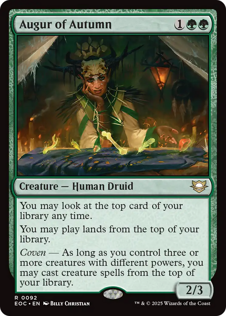 Augur of Autumn [Edge of Eternities Commander] | Pegasus Games WI