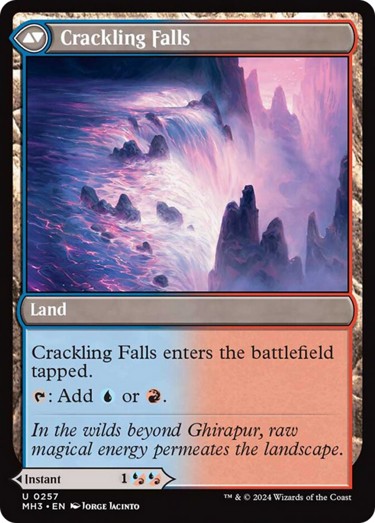 Rush of Inspiration // Crackling Falls [Modern Horizons 3] | Pegasus Games WI