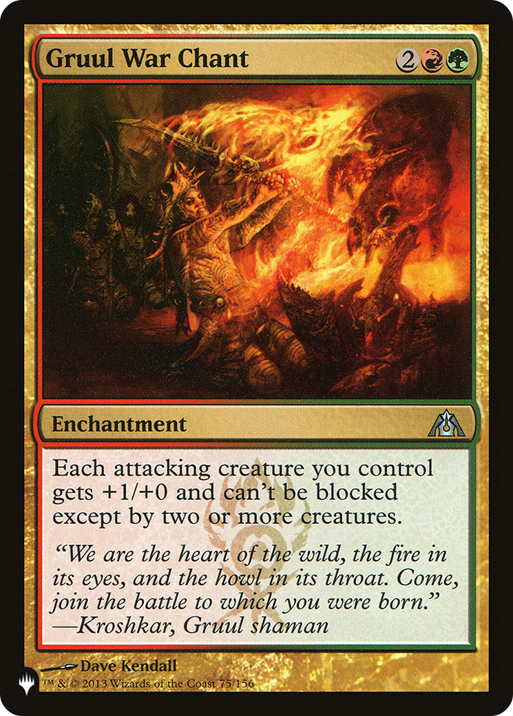 Gruul War Chant [The List] | Pegasus Games WI