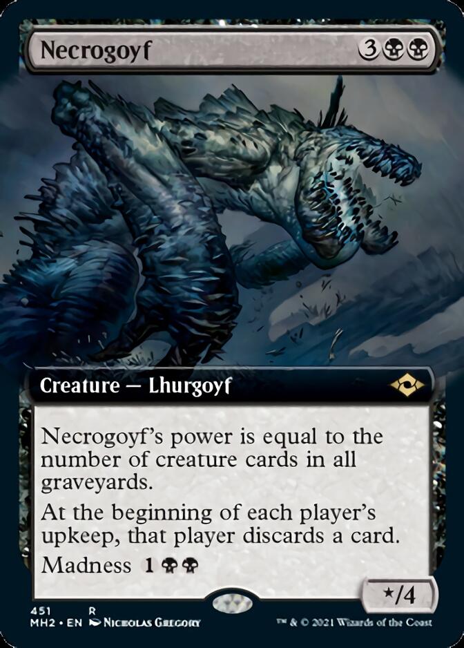 Necrogoyf (Extended Art) [Modern Horizons 2] | Pegasus Games WI