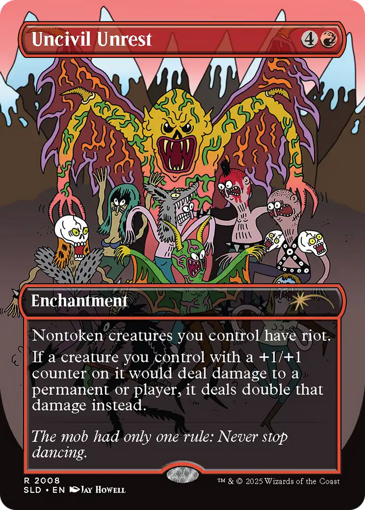 Uncivil Unrest (Rainbow Foil) [Secret Lair Drop Series] | Pegasus Games WI