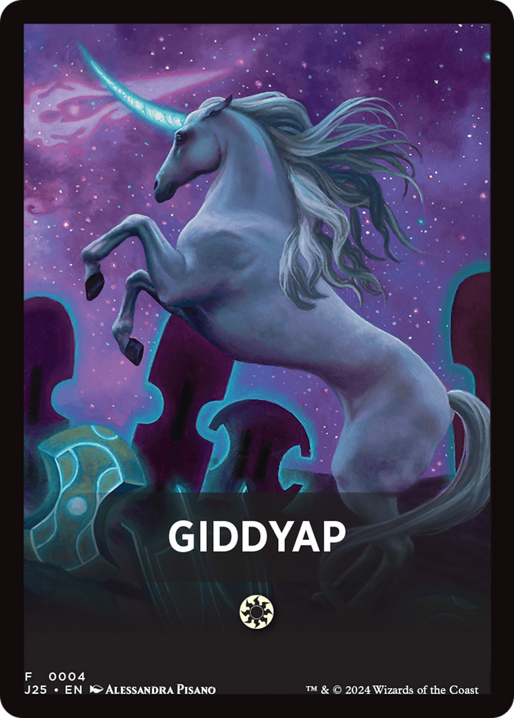 Giddyap Theme Card [Foundations Jumpstart Front Cards] | Pegasus Games WI