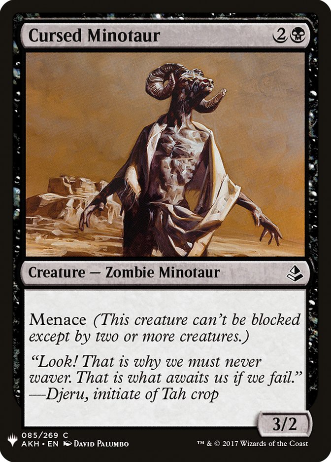 Cursed Minotaur [Mystery Booster] | Pegasus Games WI