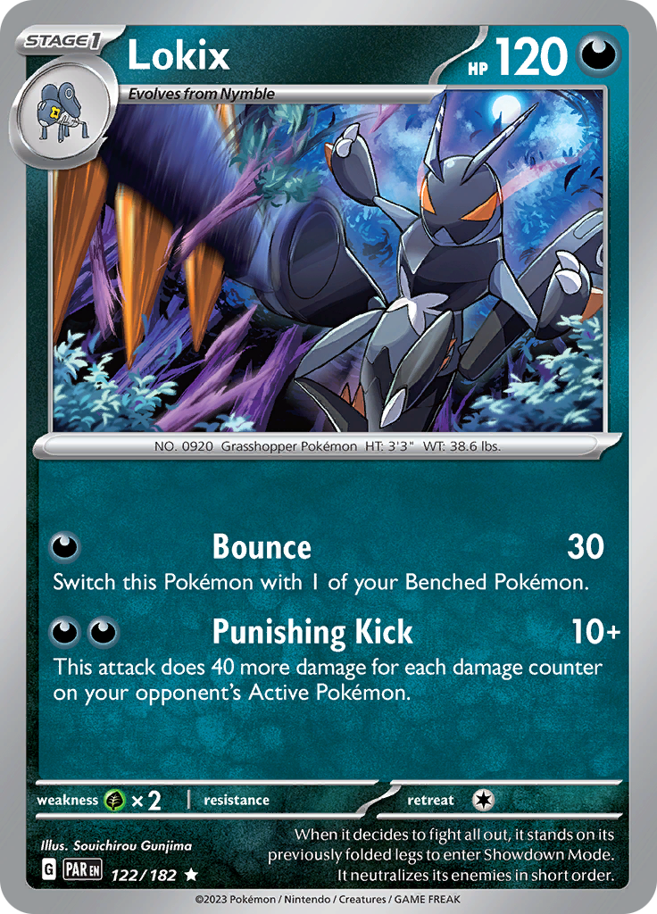 Lokix (122/182) [Scarlet & Violet: Paradox Rift] | Pegasus Games WI